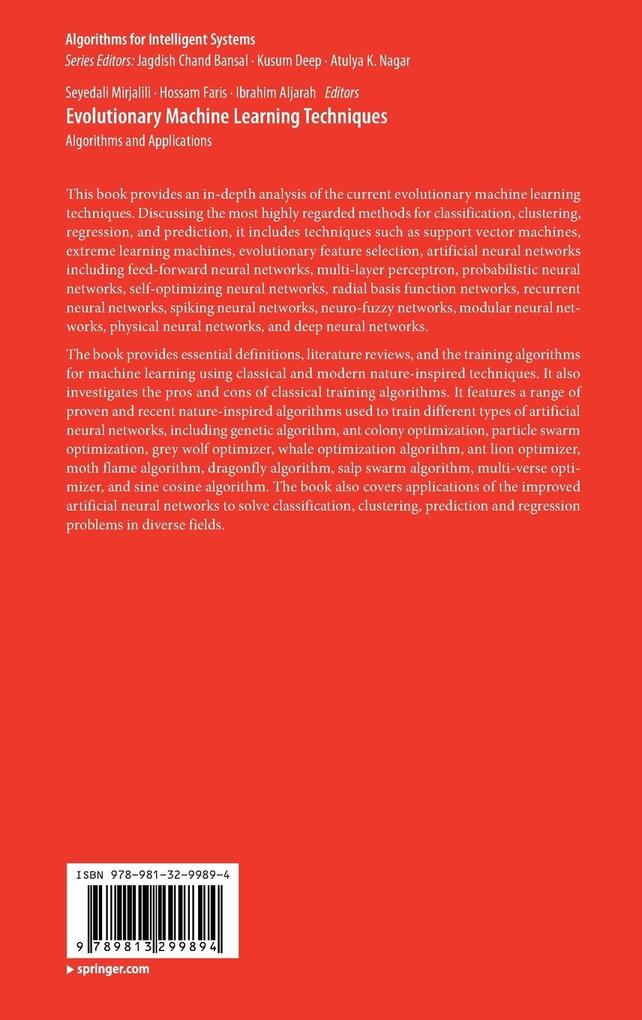 Weitere Ansicht: Evolutionary Machine Learning Techniques