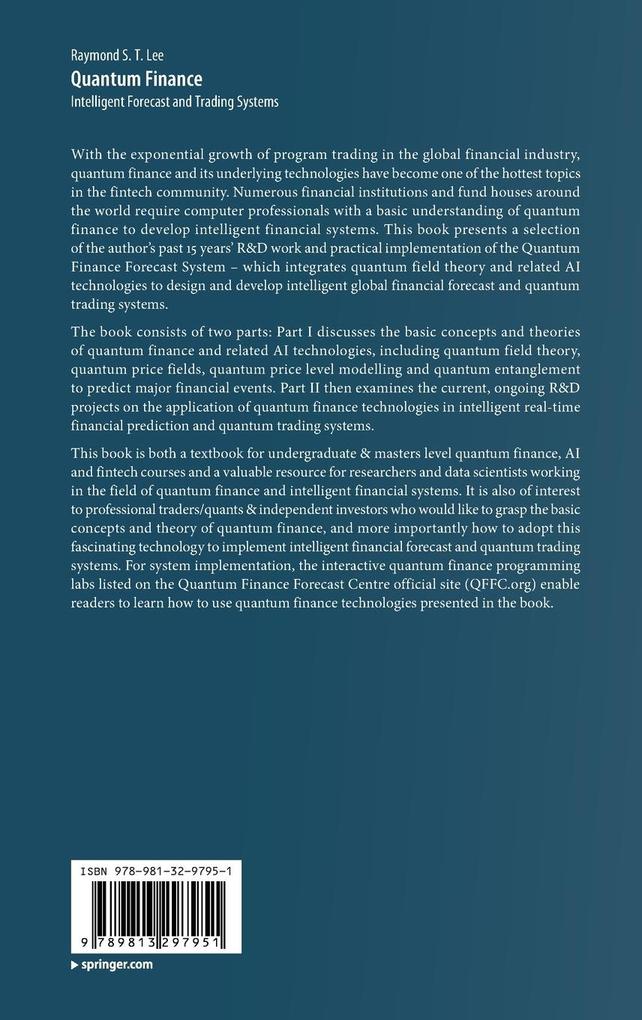 Weitere Ansicht: Quantum Finance | Raymond S. T. Lee