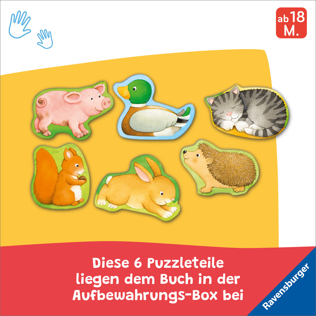 Weitere Ansicht: Mein liebstes Puzzle-Spielbuch - Tiere | Frauke Nahrgang