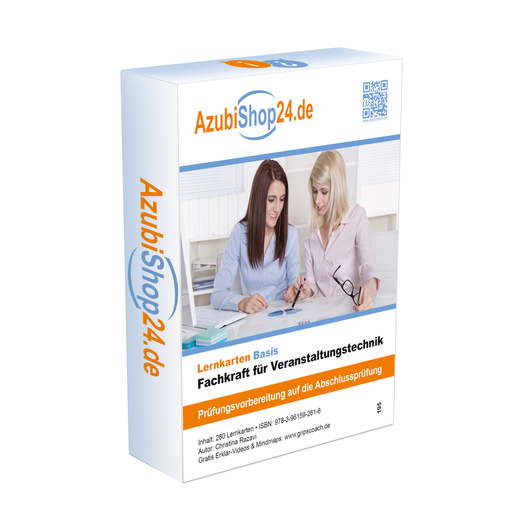 Weitere Ansicht: Kombi-Paket Fachkraft für Veranstaltungstechnik Lernkarten | Christina Razavi