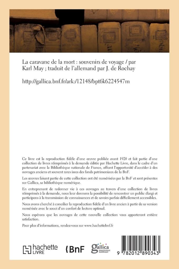Weitere Ansicht: La caravane de la mort | Karl May
