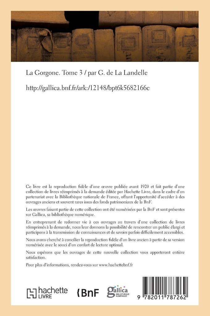 Weitere Ansicht: La Gorgone. Tome 3 | Gabriel De La Landelle