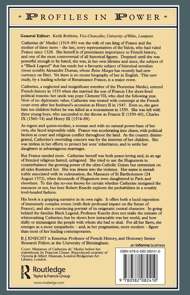 Weitere Ansicht: Catherine de'Medici | R J Knecht