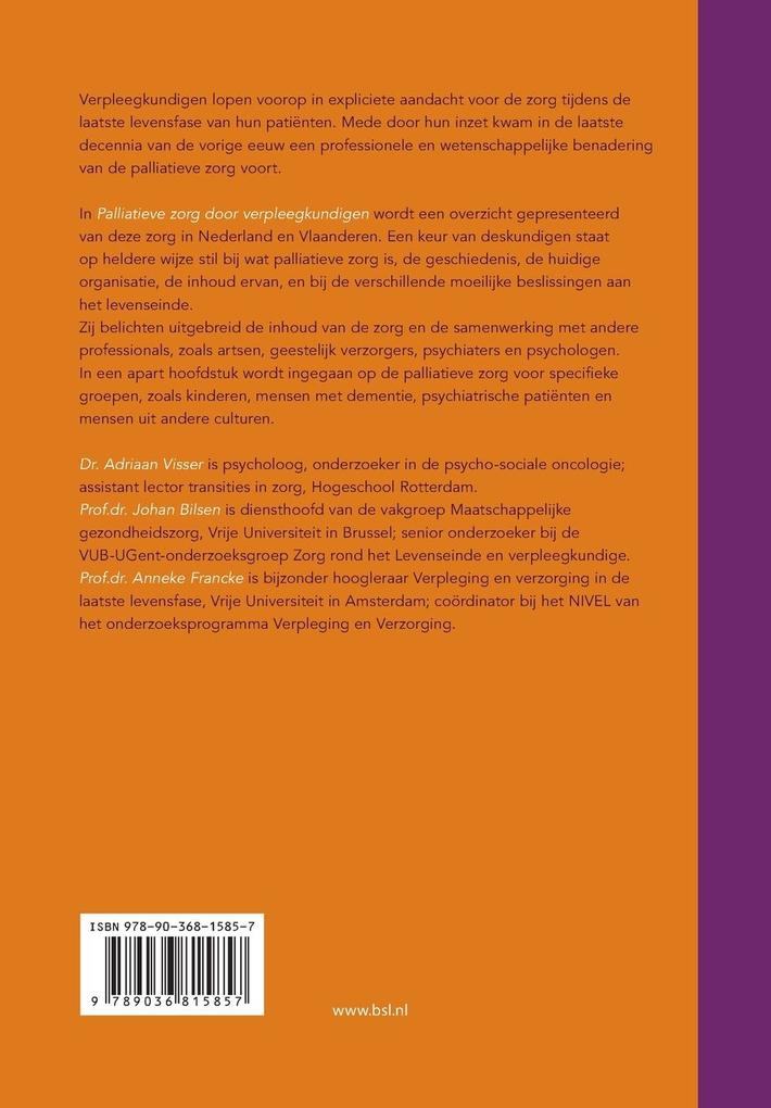 Weitere Ansicht: Palliatieve zorg door verpleegkundigen