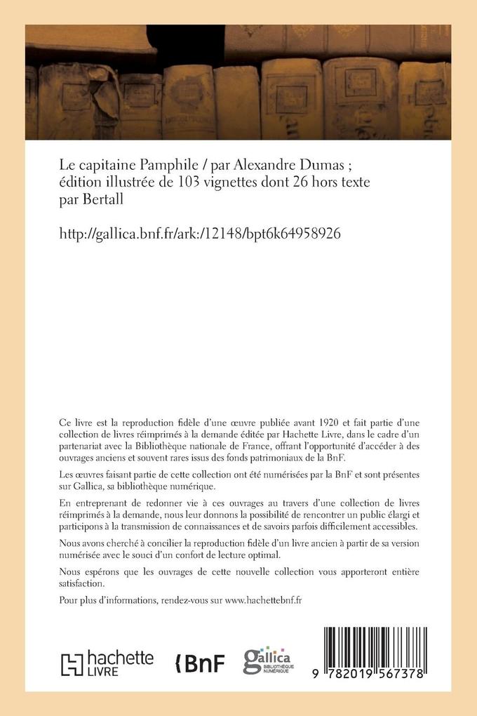 Weitere Ansicht: Le Capitaine Pamphile | Alexandre Dumas