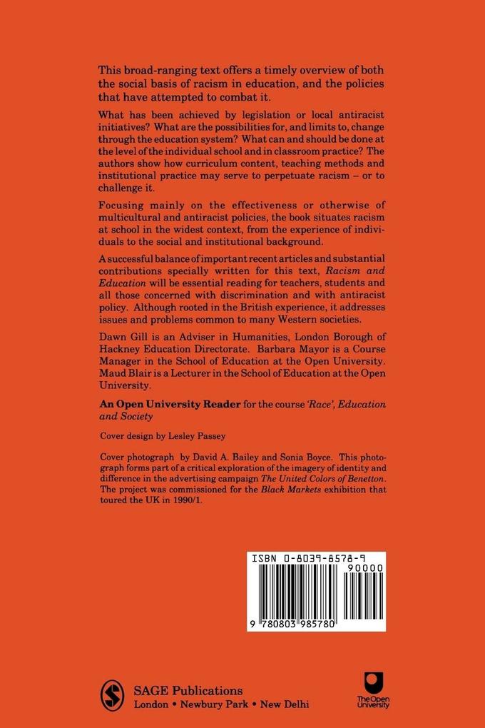 Weitere Ansicht: Racism and Education