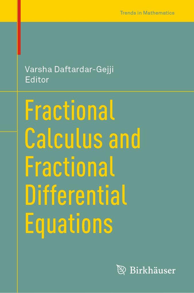 Produktbild: Fractional Calculus and Fractional Differential Equations
