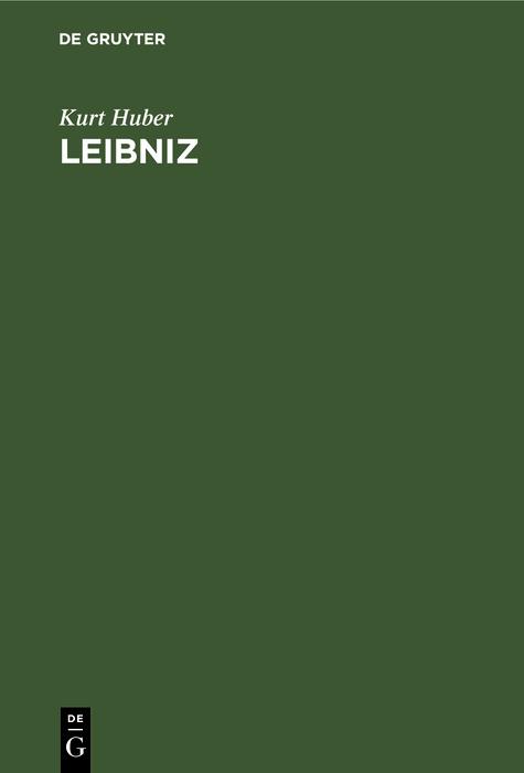 Produktbild: Leibniz | Kurt Huber