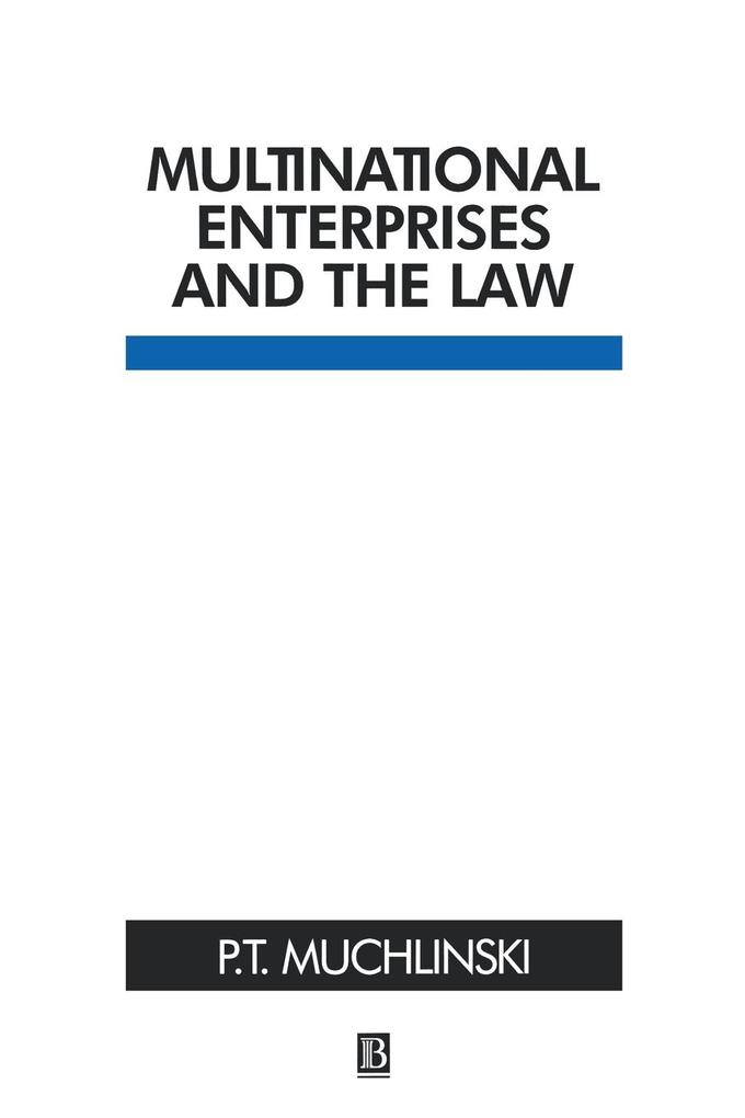 Produktbild: Multinational Enterprises and the Law | Peter Muchlinski