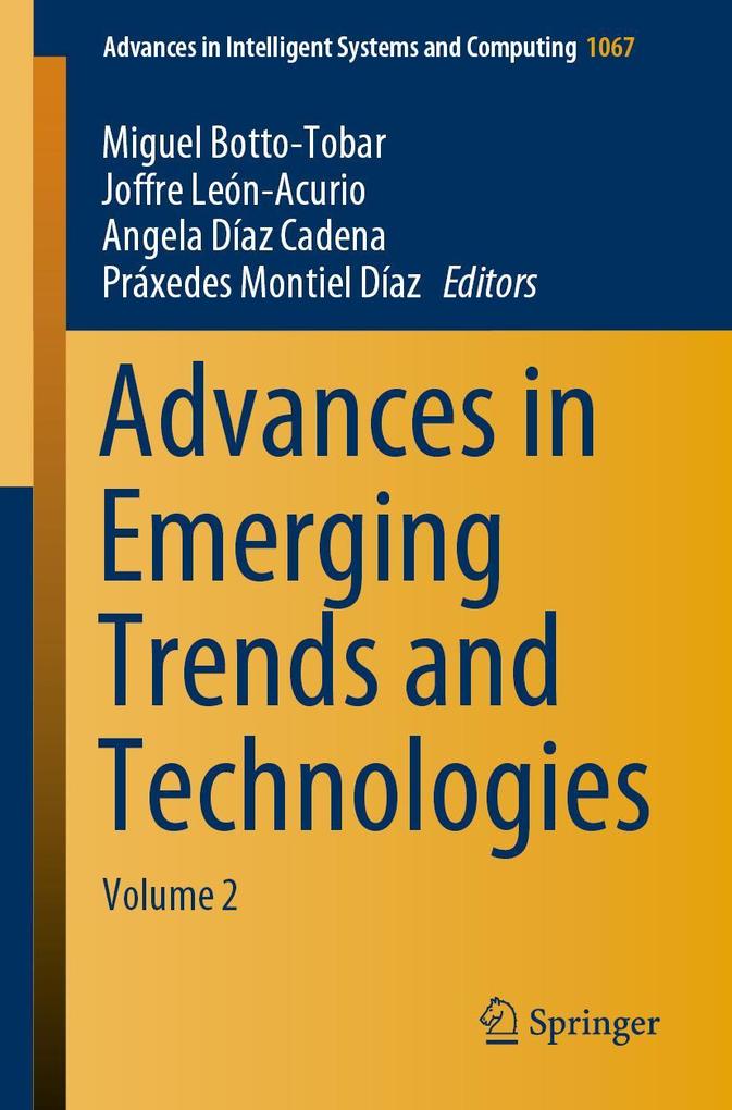 Produktbild: Advances in Emerging Trends and Technologies