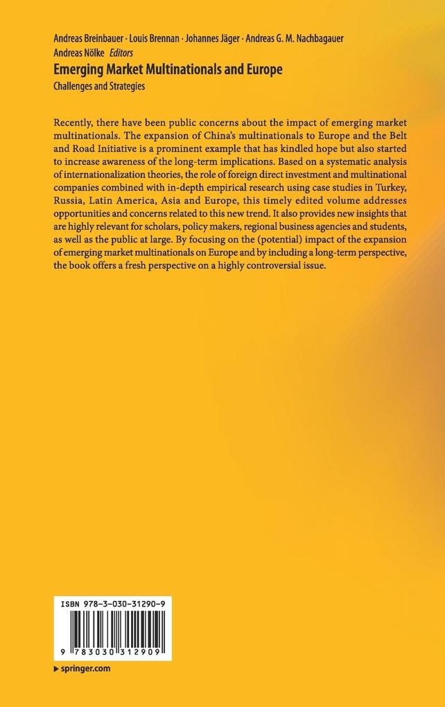 Weitere Ansicht: Emerging Market Multinationals and Europe