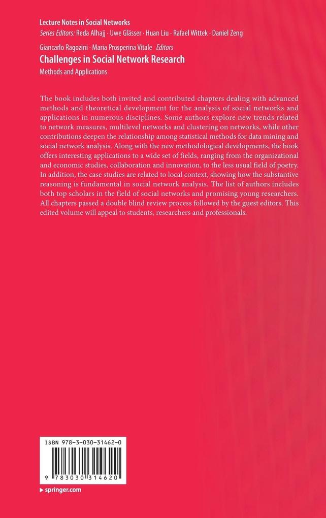 Weitere Ansicht: Challenges in Social Network Research