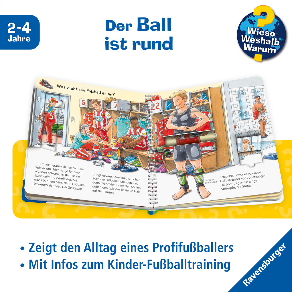 Weitere Ansicht: Wieso? Weshalb? Warum? junior, Band 68: Was macht der Fußballer? | Peter Nieländer