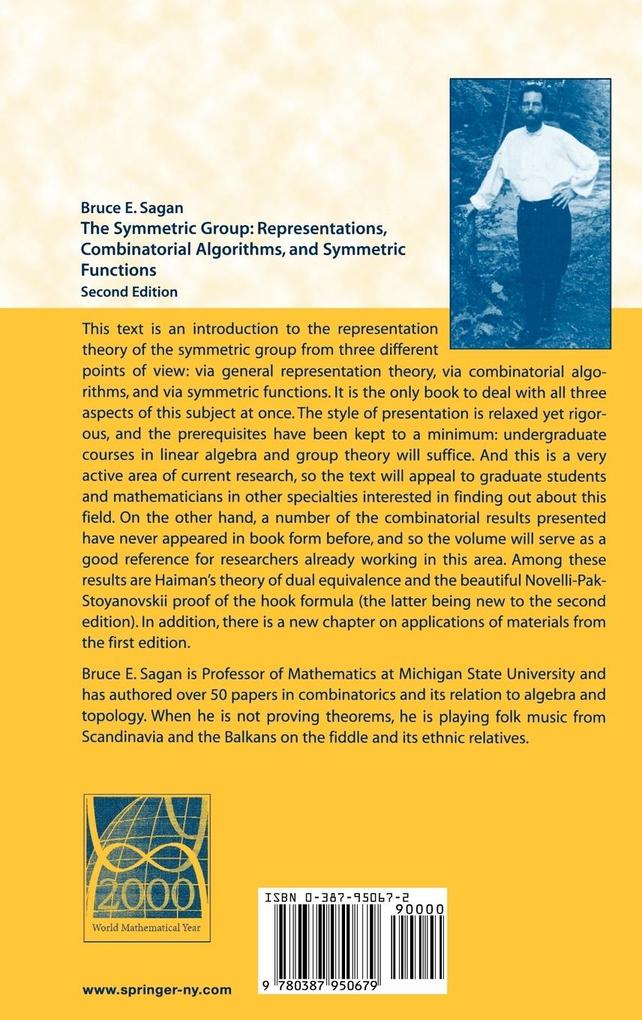 Weitere Ansicht: The Symmetric Group | Bruce E. Sagan
