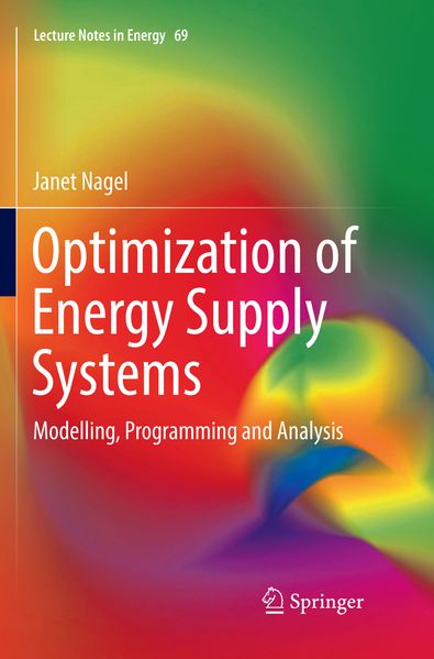 Produktbild: Optimization of Energy Supply Systems | Janet Nagel