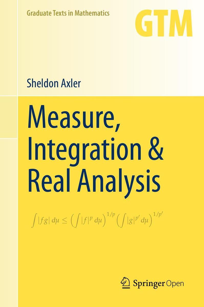 Produktbild: Measure, Integration & Real Analysis | Sheldon Axler
