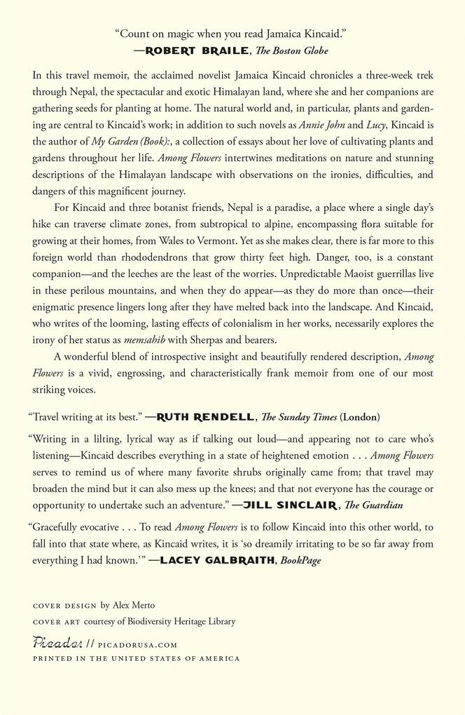 Weitere Ansicht: Among Flowers | Jamaica Kincaid