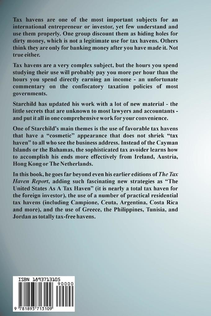 Weitere Ansicht: The Complete Guide to Tax Havens | Adam Starchild