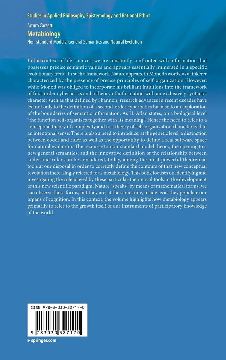 Weitere Ansicht: Metabiology | Arturo Carsetti