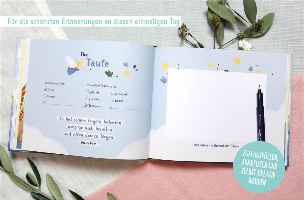 Weitere Ansicht: Meine Taufe (blau)