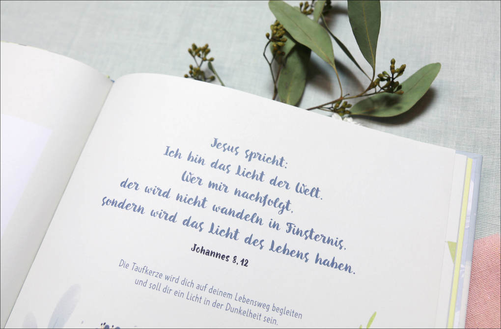 Weitere Ansicht: Meine Taufe (blau)