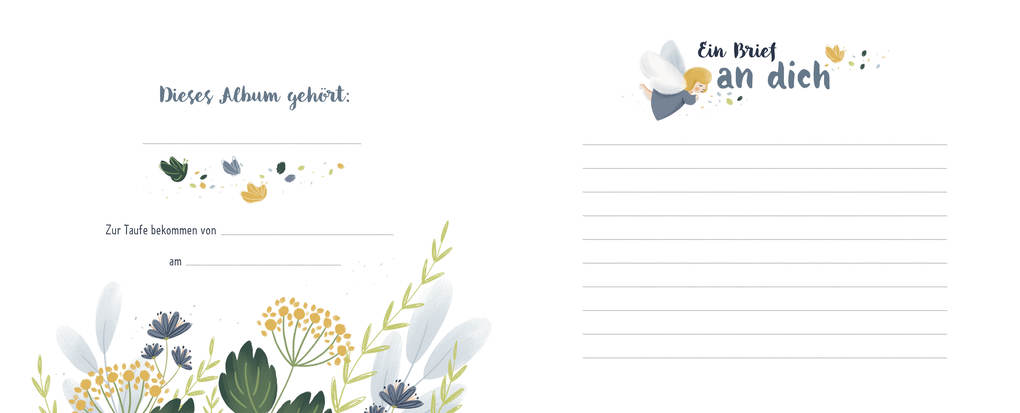 Weitere Ansicht: Meine Taufe (blau)