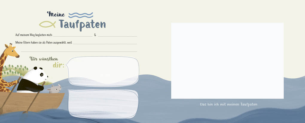 Weitere Ansicht: Meine Taufe (blau)