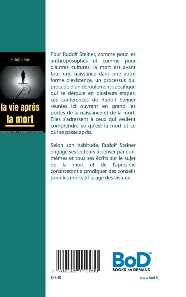 Weitere Ansicht: La Vie après la mort | Rudolf Steiner