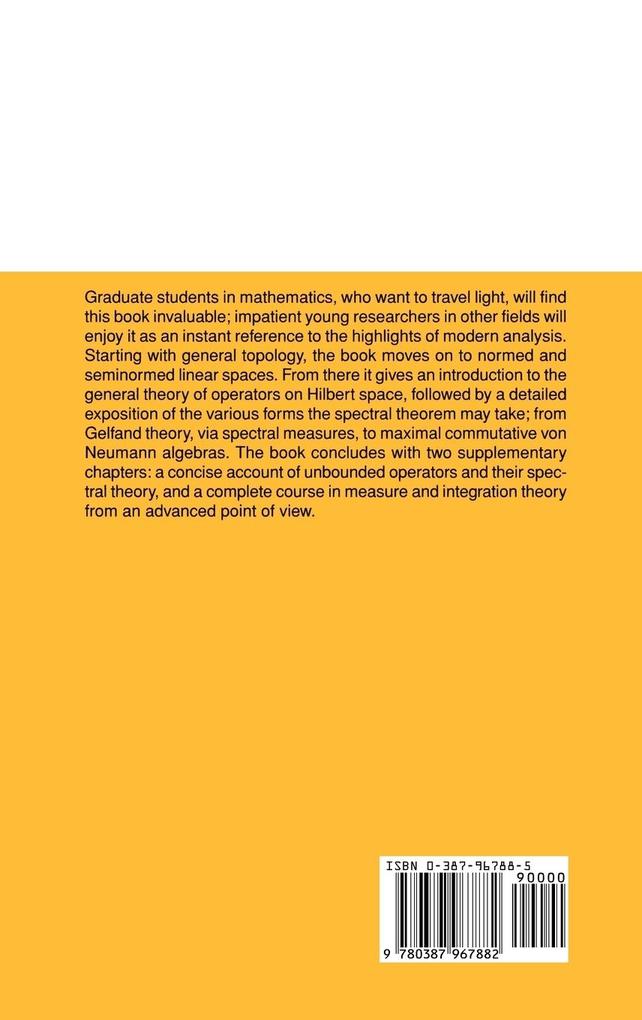 Weitere Ansicht: Analysis Now | Gert K. Pedersen