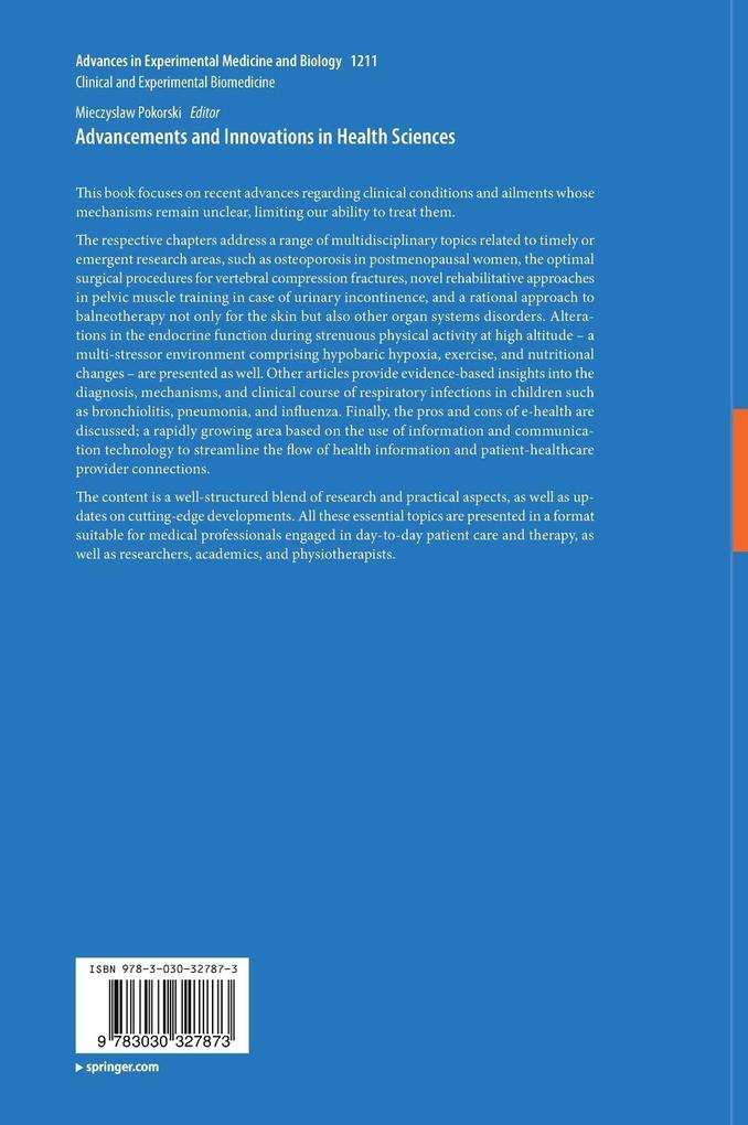 Weitere Ansicht: Advancements and Innovations in Health Sciences