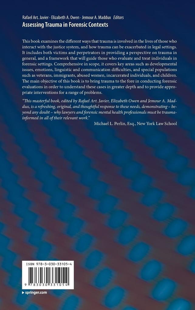 Weitere Ansicht: Assessing Trauma in Forensic Contexts