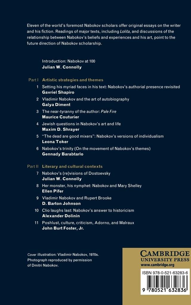 Weitere Ansicht: Nabokov and His Fiction