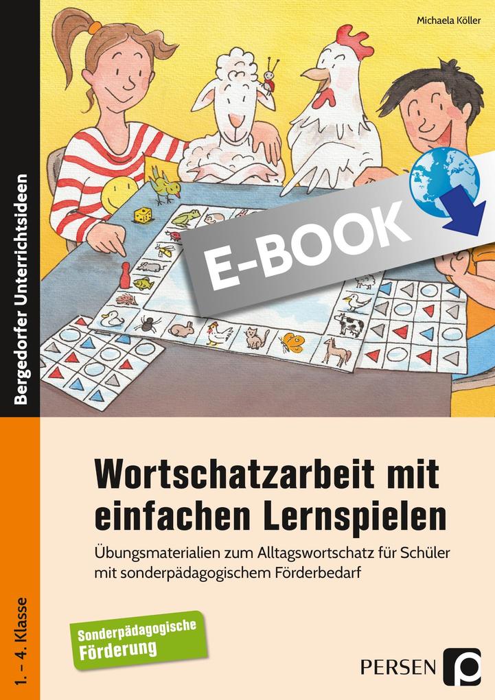 Produktbild: Wortschatzarbeit mit einfachen Lernspielen | Michaela Köller