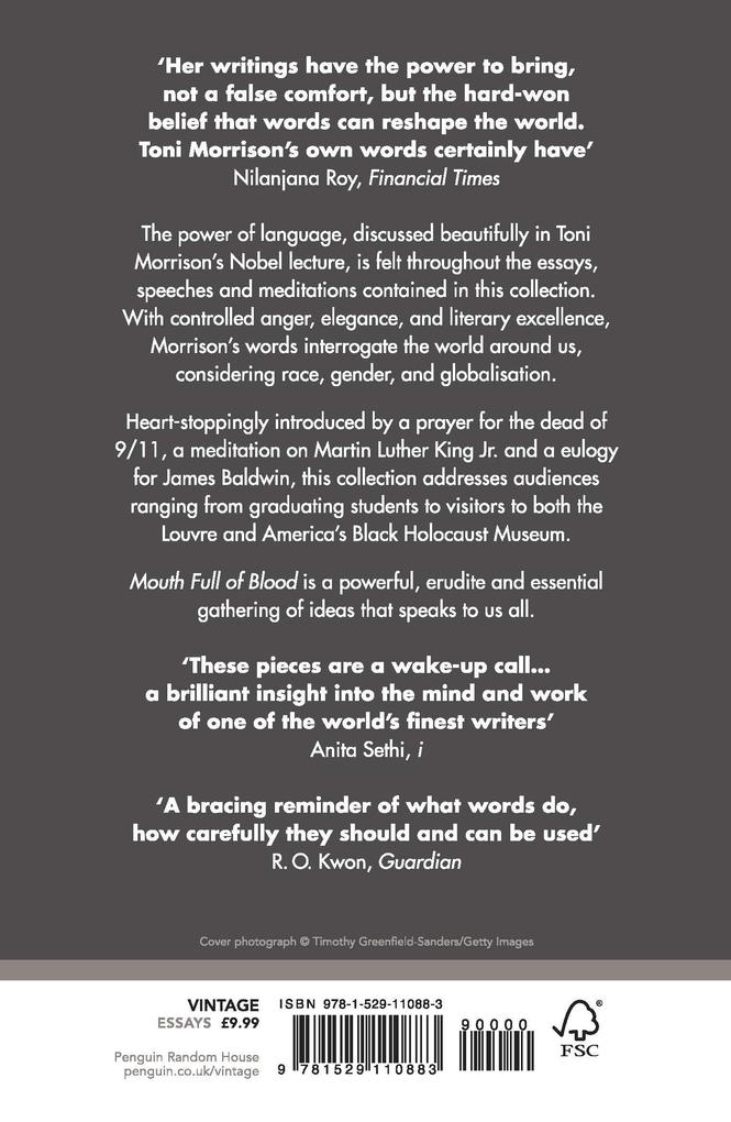 Weitere Ansicht: Mouth Full of Blood | Toni Morrison