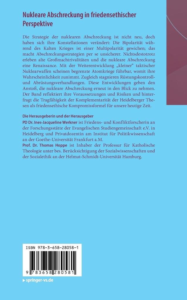 Weitere Ansicht: Nukleare Abschreckung in friedensethischer Perspektive