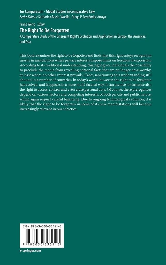 Weitere Ansicht: The Right To Be Forgotten