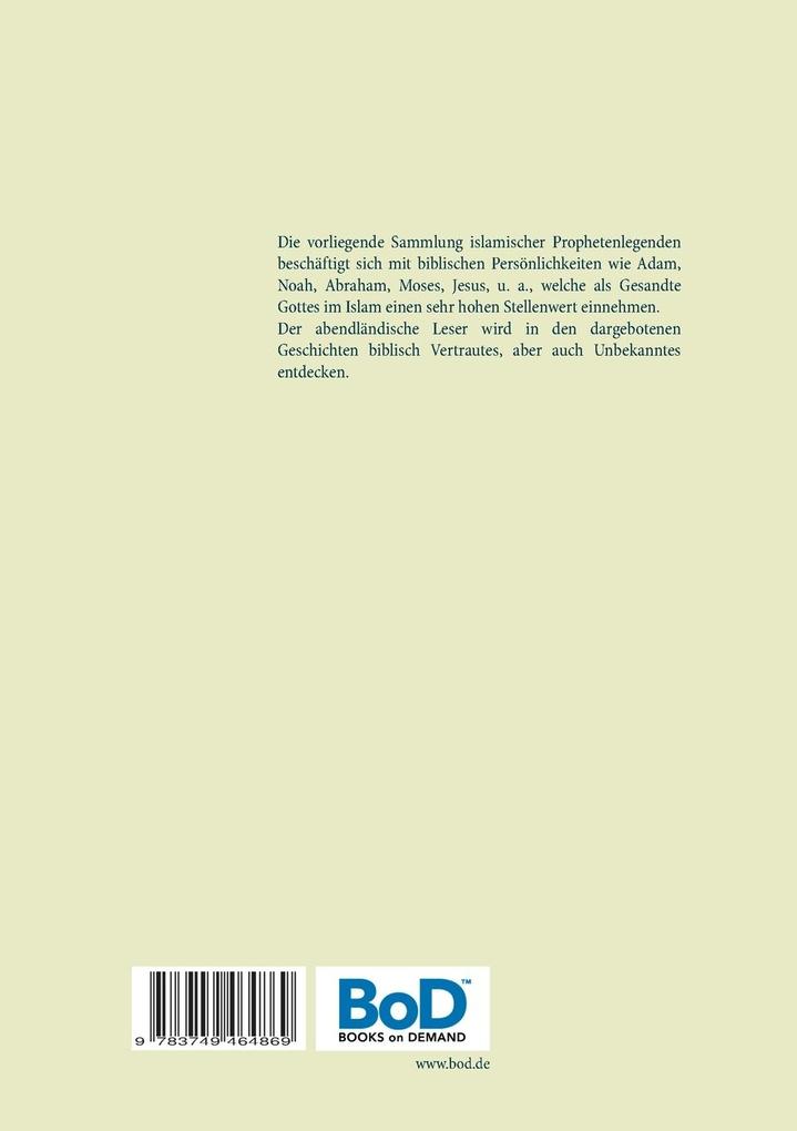 Weitere Ansicht: Prophetenlegenden des Islam | Gustav Weil