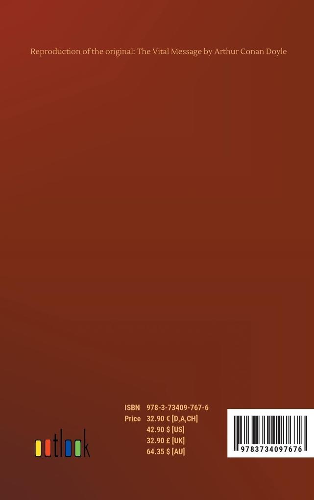 Weitere Ansicht: The Vital Message | Arthur Conan Doyle
