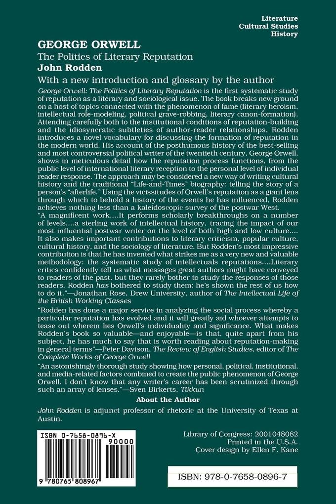 Weitere Ansicht: George Orwell | John Rodden