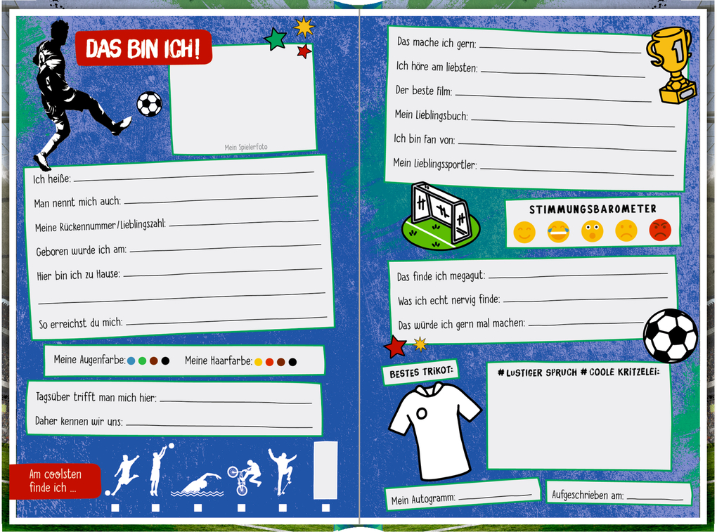 Weitere Ansicht: Freundebuch - Fußball - Meine Freunde