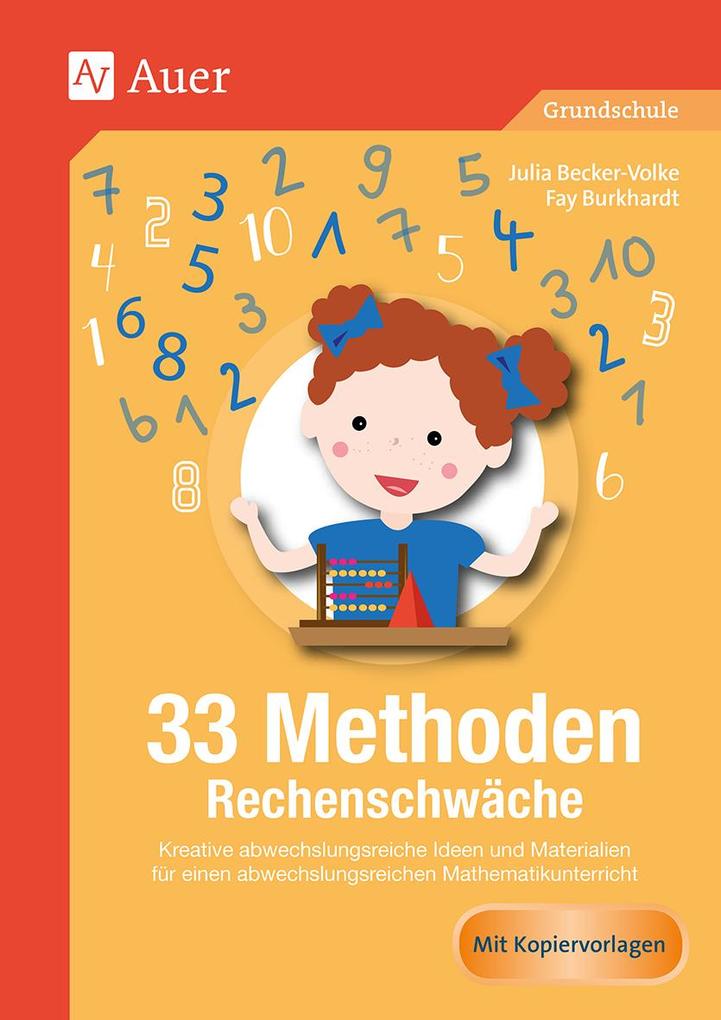 Produktbild: 33 Methoden Rechenschwäche | Julia Becker-Volke, Fay Burkhardt