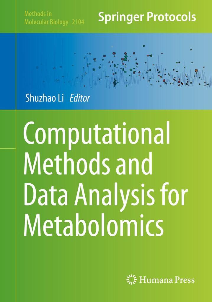 Produktbild: Computational Methods and Data Analysis for Metabolomics