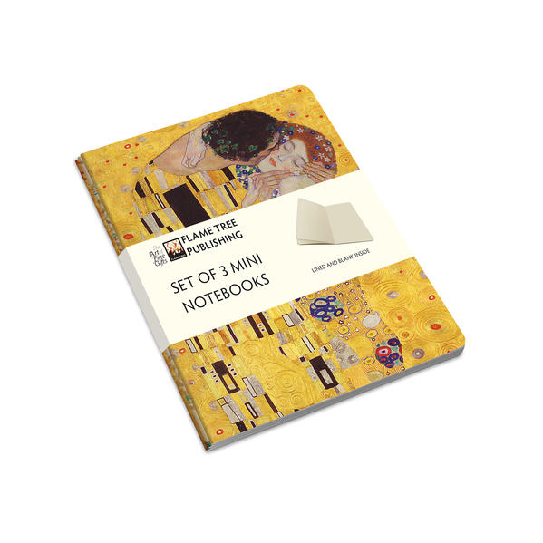 Produktbild: Gustav Klimt Set of 3 Mini Notebooks