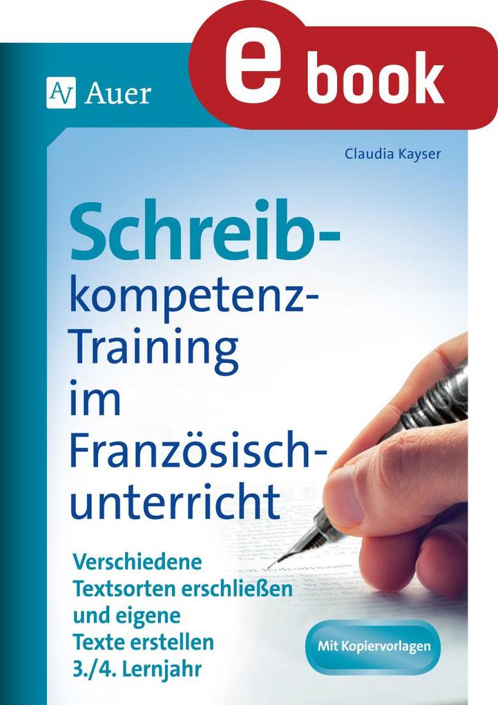 Produktbild: Schreibkompetenz-Training im Französischunterricht | Claudia Kayser