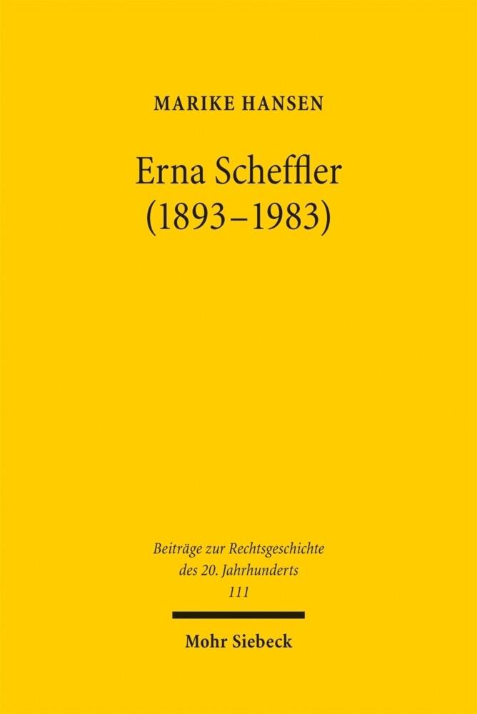 Produktbild: Erna Scheffler (1893-1983) | Marike Hansen