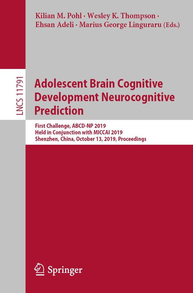 Produktbild: Adolescent Brain Cognitive Development Neurocognitive Prediction