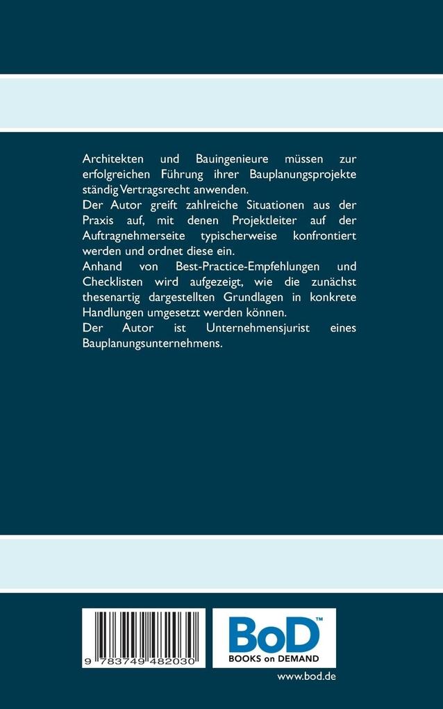 Weitere Ansicht: Recht für Architekten und Bauingenieure | Dirk R. Wühr