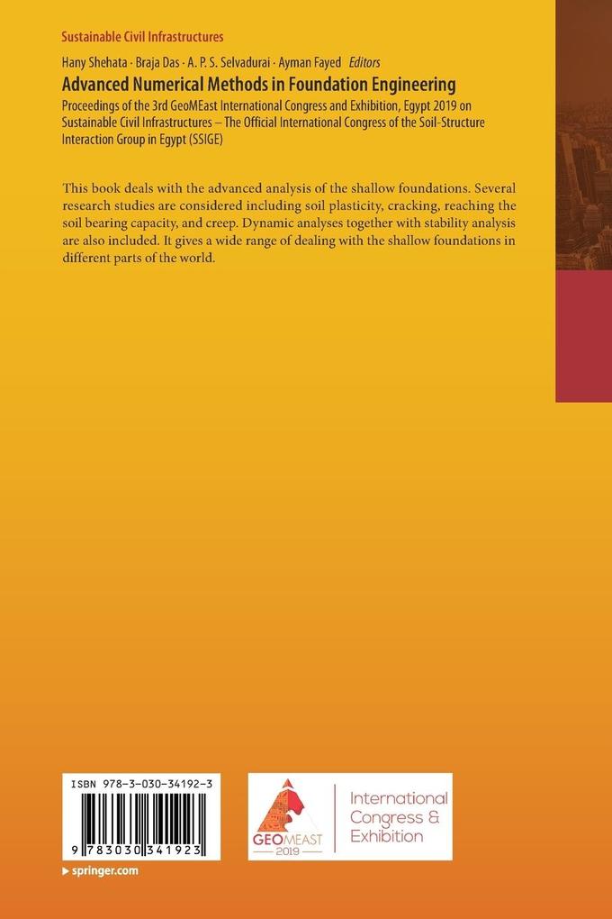 Weitere Ansicht: Advanced Numerical Methods in Foundation Engineering
