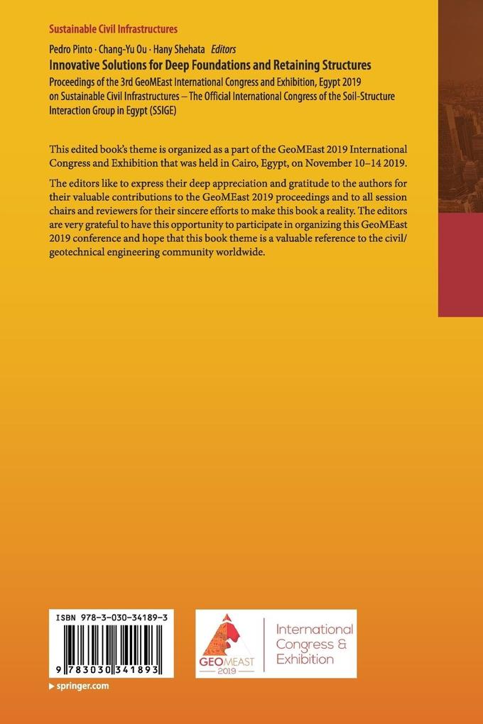 Weitere Ansicht: Innovative Solutions for Deep Foundations and Retaining Structures