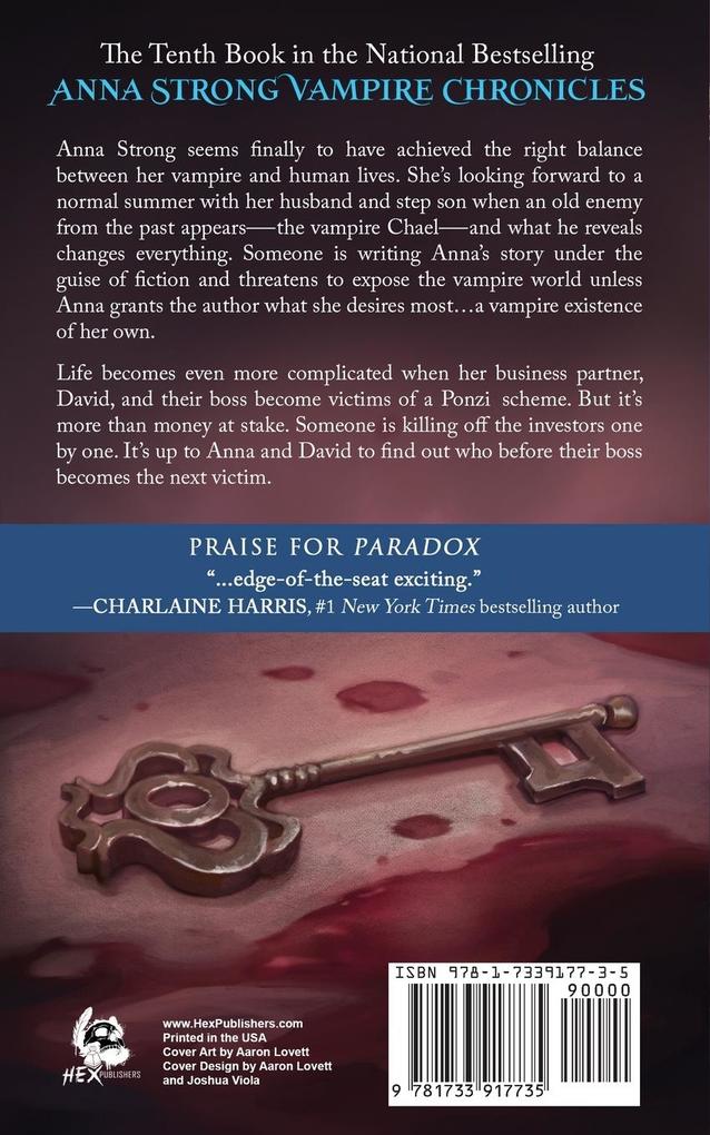 Weitere Ansicht: Paradox (An Anna Strong Vampire Novel Book 10) | Jeanne C. Stein